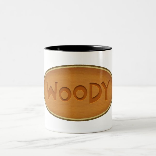 WOODY Two-Tone COFFEE MUG (Center)