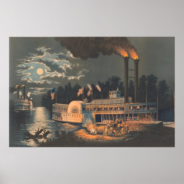 "Woody Up" - Frances FB Palmer Poster d'Art (Devant)