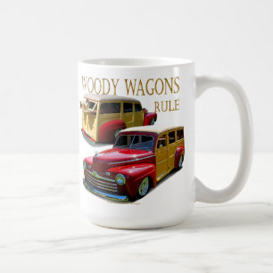 Woody wagons rule coffee mug