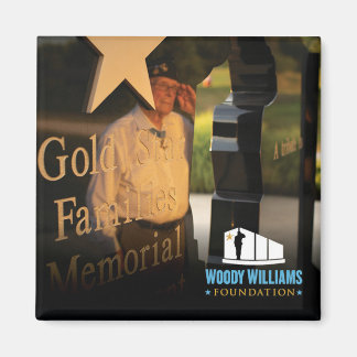 Woody Williams Saluting GSF Monument Magnet