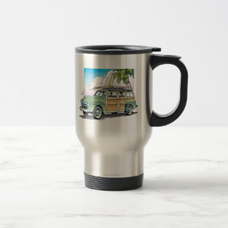 Woody with Surf Board Travel Mug