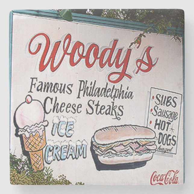 Woody's, Virginia Highland, Woody's Stone Coaster (Front)