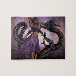 Wooed by the Dragon Jigsaw Puzzle