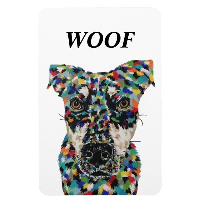 Woof Dog Magnet (Vertical)