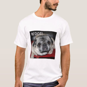 Woof Pug Men's T-Shirt