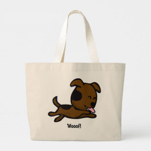 Woof Puppy Joy Tote Bag