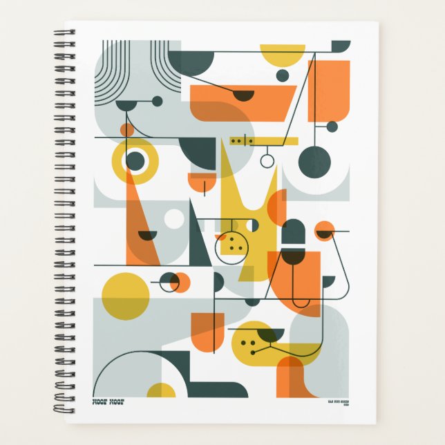 Woof Woof! Abstract Doggo Planner (Front)