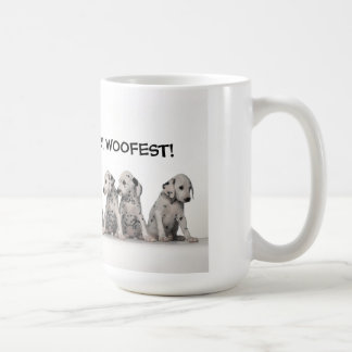 WOOF, WOOFIER, WOOFIEST! COFFEE MUG
