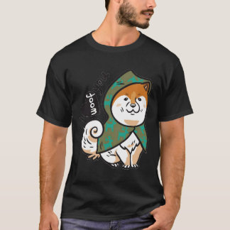 Woof You Yellow Husky Dog Xoxx T-Shirt