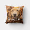 Woof | Your Dog's Photo and a Paw Print