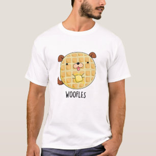 Woofles Funny Doggy Waffle Pun T-Shirt