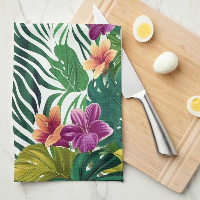 Wooing jungle harmony kitchen towel (Quarter Fold)