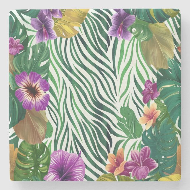 Wooing jungle harmony stone coaster (Front)