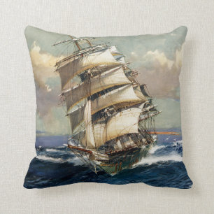 Wool Clipper Satamis Throw Pillow