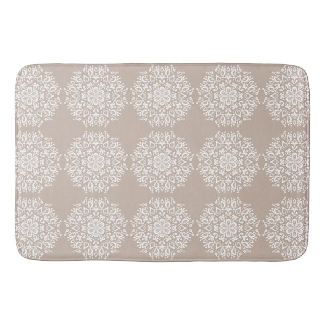 Wool Mandala Bath Mat (Front)