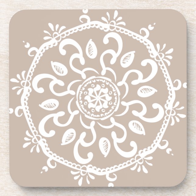 Wool Mandala Coaster (Front)