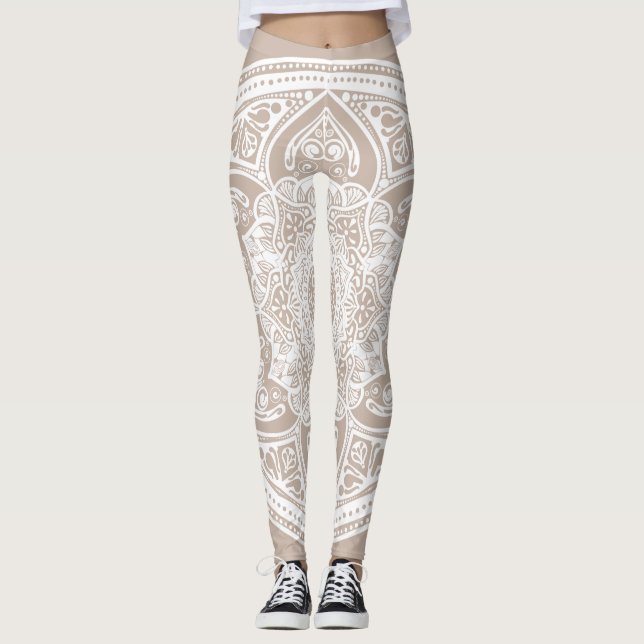 Wool Mandala Leggings (Front)