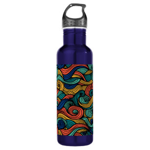 Wool Topped paisley 710 Ml Water Bottle