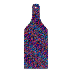 Wool Topped paisley     Cutting Board