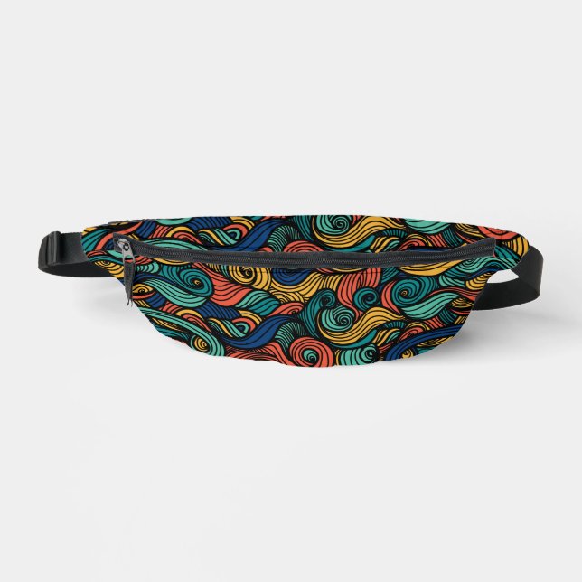 Wool Topped paisley       Fanny Pack (Front)
