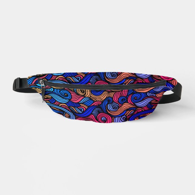 Wool Topped paisley       Fanny Pack (Front)