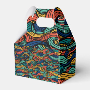 Wool Topped paisley      Favor Box