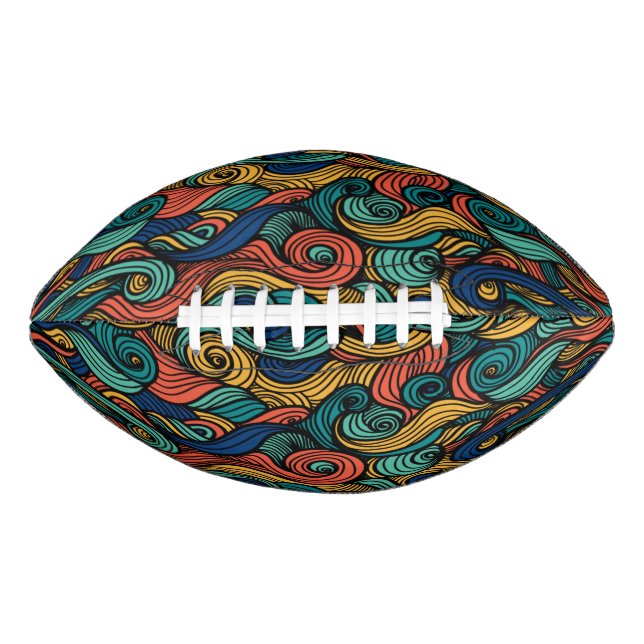 Wool Topped paisley      Football (Front)