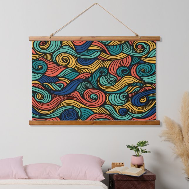 Wool Topped paisley      Hanging Tapestry (Bedroom)