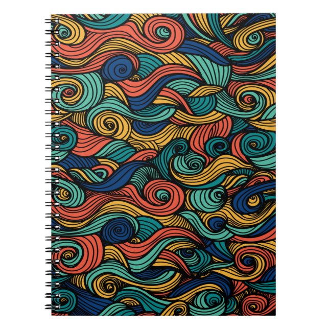 Wool Topped paisley      Notebook (Front)