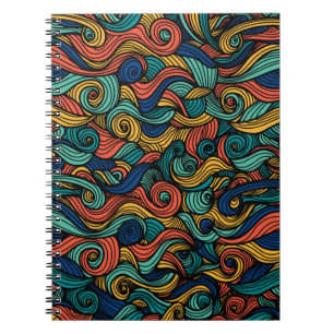 Wool Topped paisley      Notebook