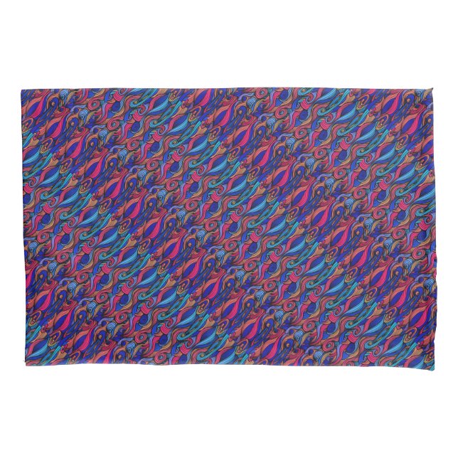 Wool Topped paisley       Pillowcase (Front)