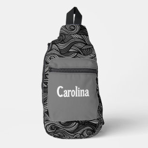 Wool Topped paisley Sling Bag