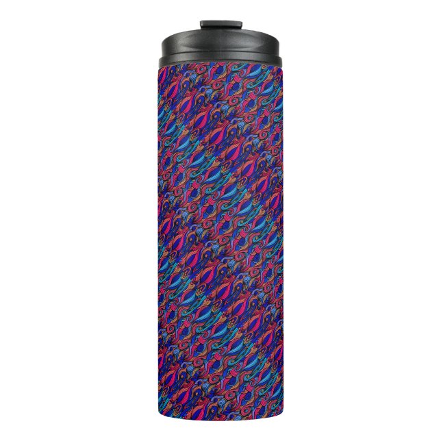 Wool Topped paisley     Thermal Tumbler (Front)