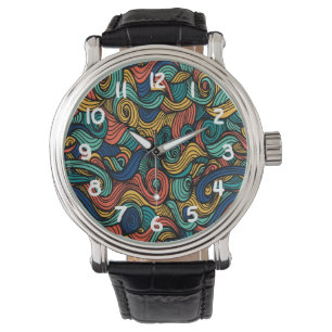 Wool Topped paisley Watch