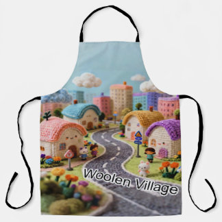 Woolen Village  Apron