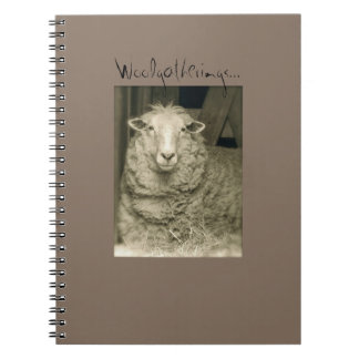 "Woolgatherings" notebook from Notforgotten Farm