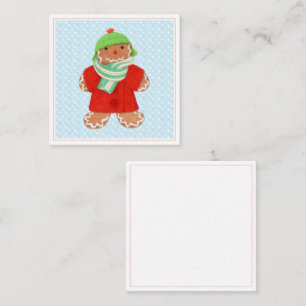 WOOLIE GINGERBREAD 2.5" Square Flat Card
