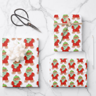 WOOLIE GINGERBREAD Papier d'enrobage à feuilles pl