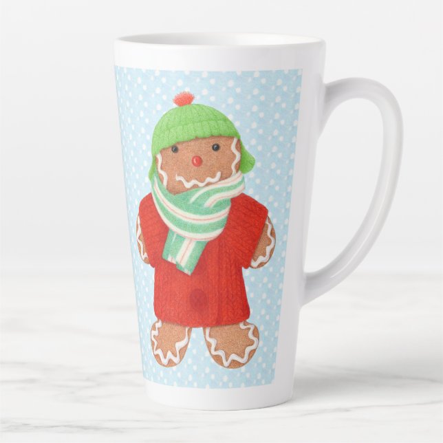 WOOLIE GINGERBREAD Tall Latte Mug (Right)