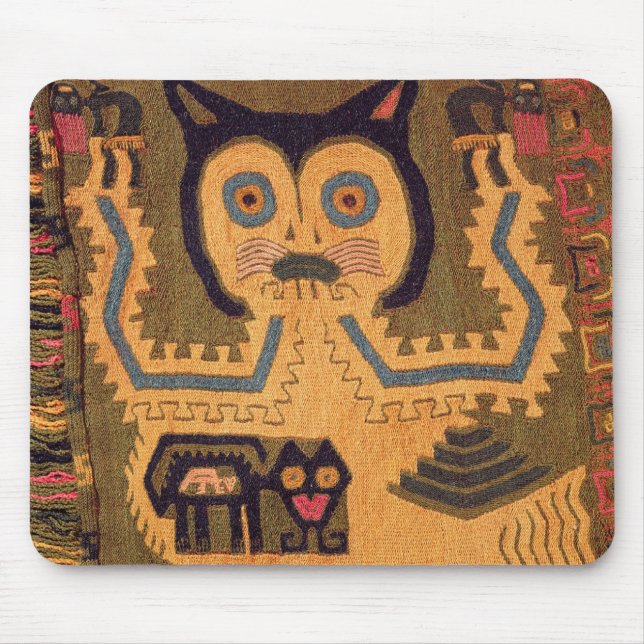 Woollen figure of a jaguar, Paracas Culture Mouse Pad (Front)
