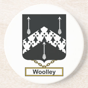 Woolley Family Crest Coaster