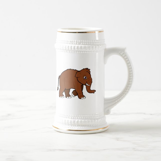 Woolly Mammoth Beer Stein (Right)