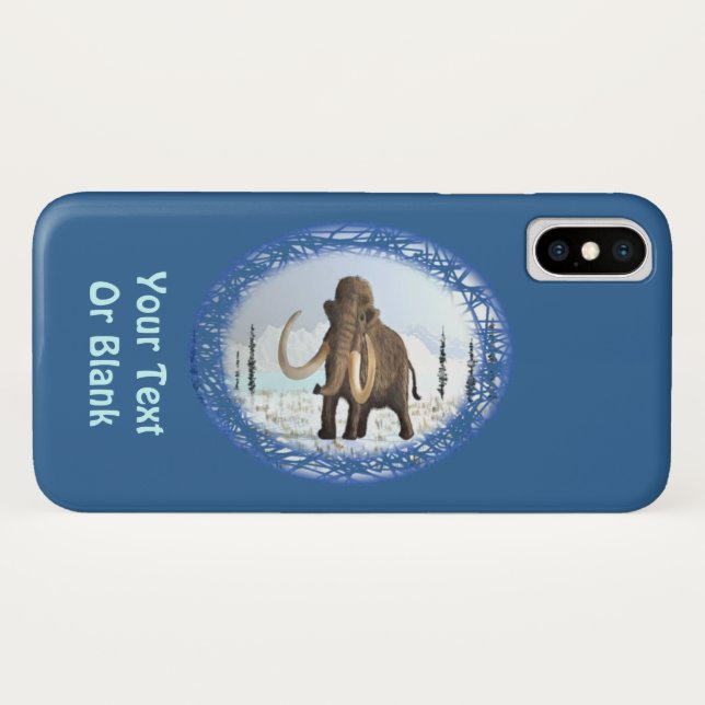 Woolly Mammoth Case-Mate iPhone Case (Back (Horizontal))