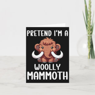 Woolly Mammoth Costume Boys Girls Easy Halloween C Card