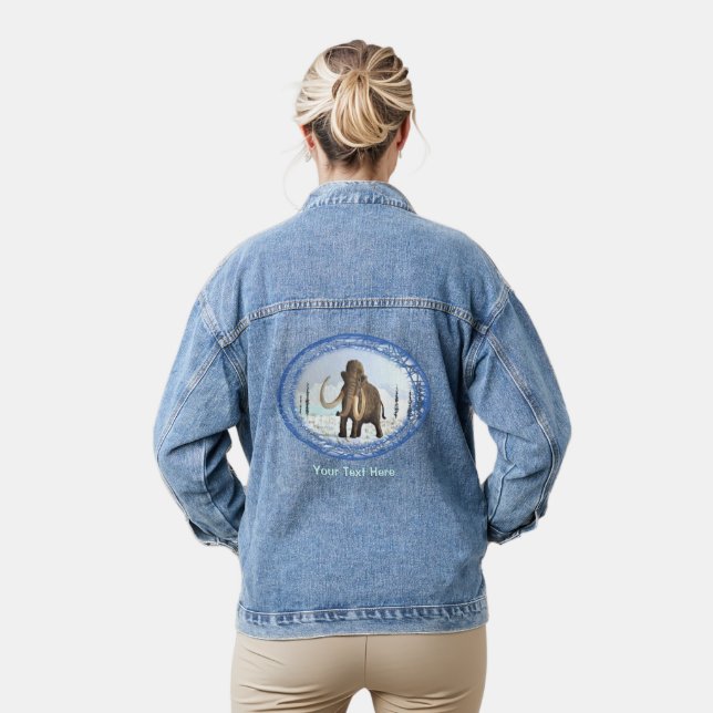 Woolly Mammoth  Denim Jacket (Model)