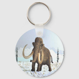 Woolly Mammoth Keychain