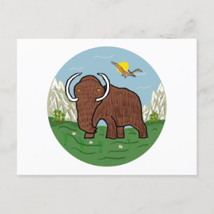 Woolly Mammoth Postcard