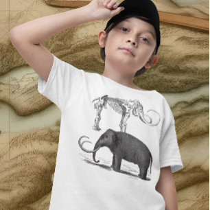 Woolly Mammoth Pre-Historic Elephant T-Shirt