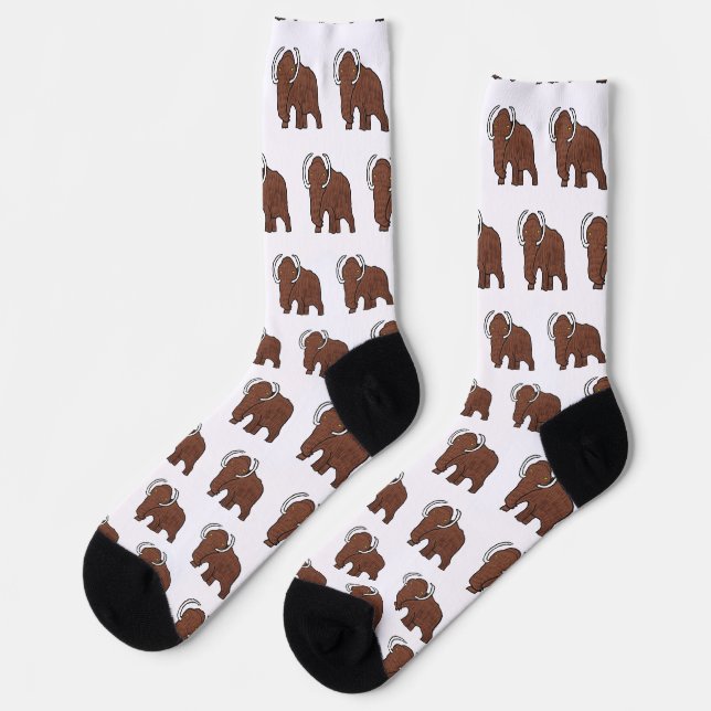 Woolly Mammoth Socks (Left)