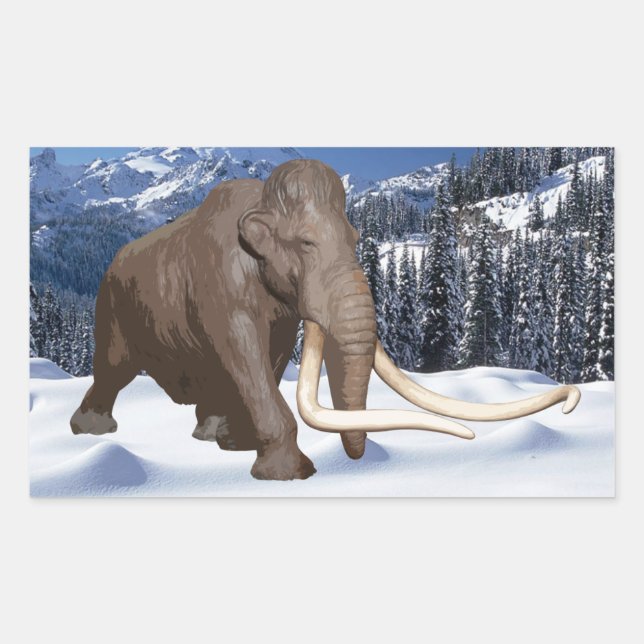 Woolly Mammoth Sticker (Front)